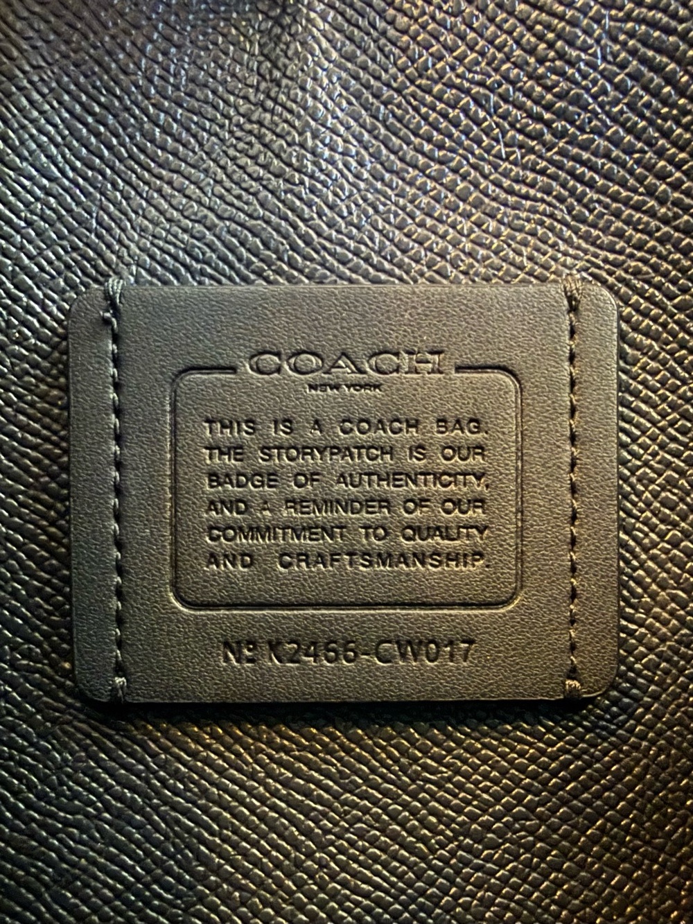 COACH Black Croc Mollie Tote Bag 25 | Style CW017 - Picture 9 of 12